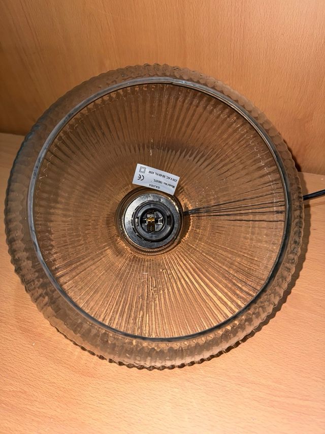 Pantalla Vidrio Lámpara Colgante