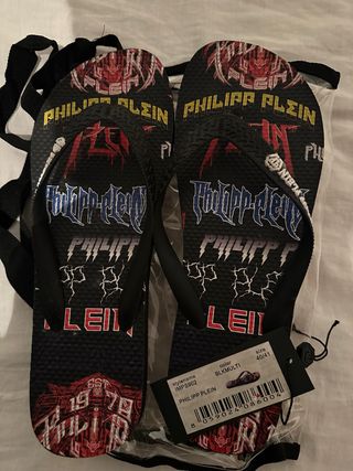 Philipp Plein infradito uomo taglia 41 nuovi