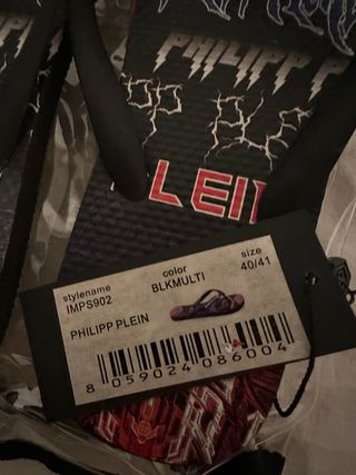 Philipp Plein infradito uomo taglia 41 nuovi