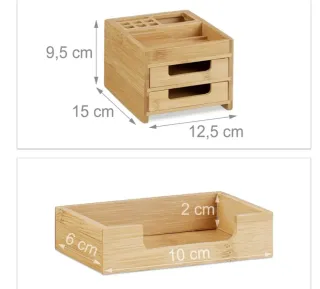 Organizer scrivania bambù Relaydays