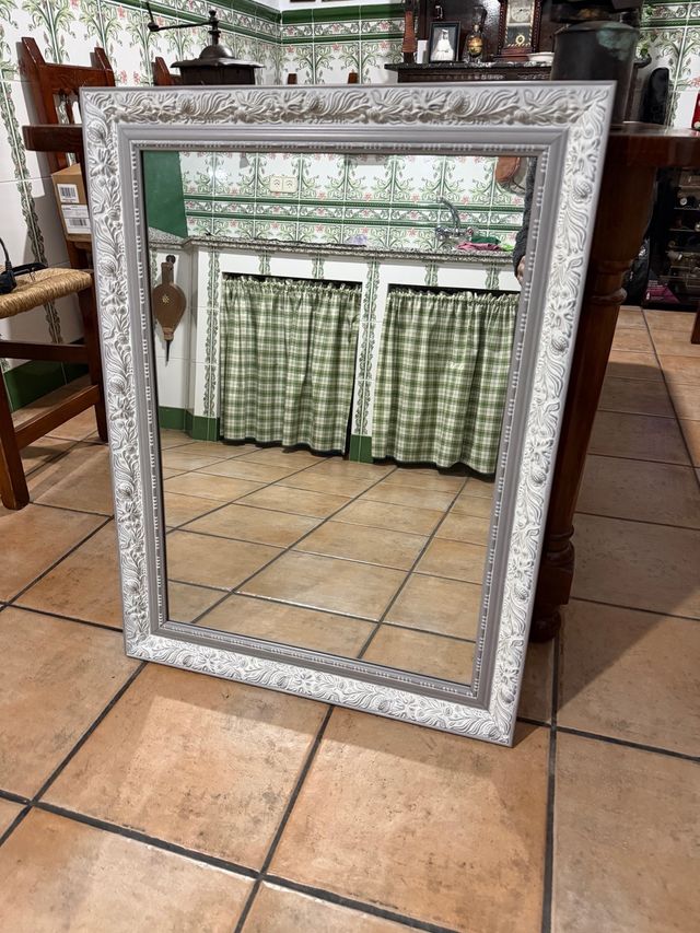 Espejo Pared Gris Leroy Merlin