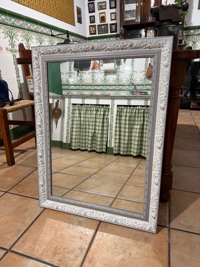 Espejo Pared Gris Leroy Merlin