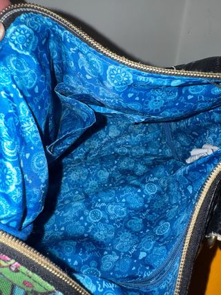 Borsa Desigual tracolla nera multicolor