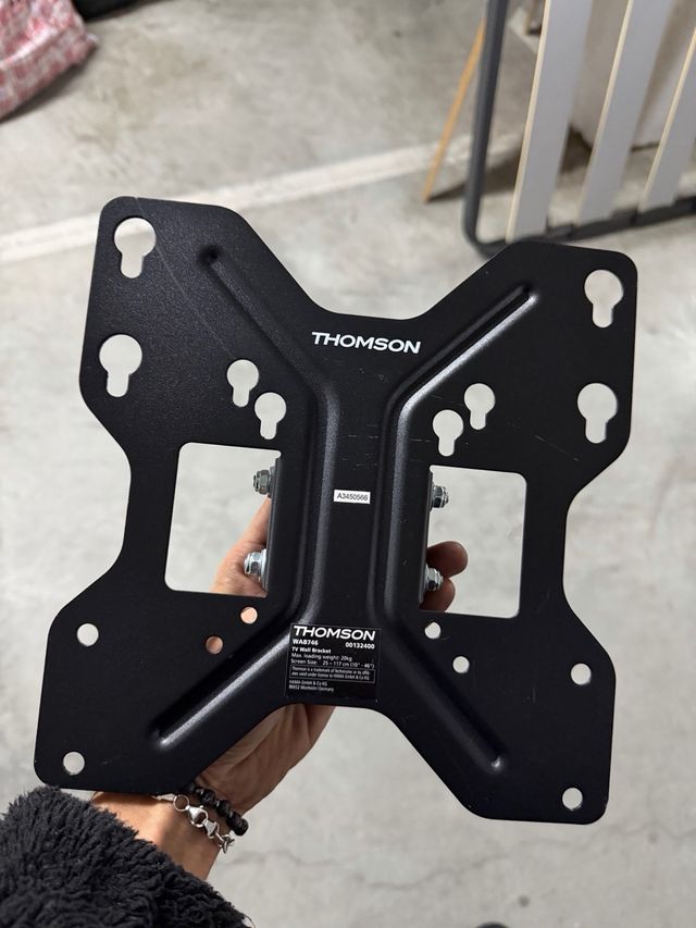 Soporte TV pared negro