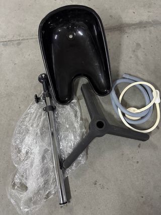 lavacabezas portátil para trabajos de peluquería