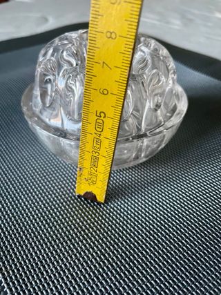 Porta fiori d'epoca in vetro