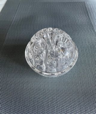 Porta fiori d'epoca in vetro