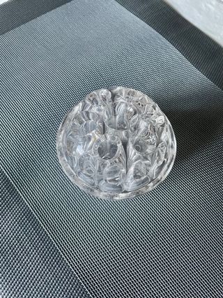 Porta fiori d'epoca in vetro