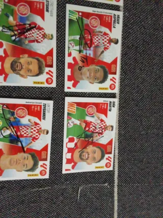 Cromos Firmados Girona FC
