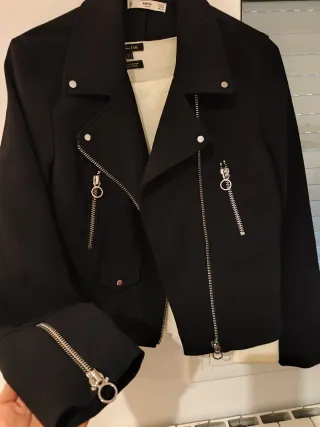Chaqueta Mango Negra Talla L