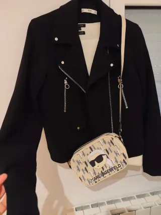 Chaqueta Mango Negra Talla L