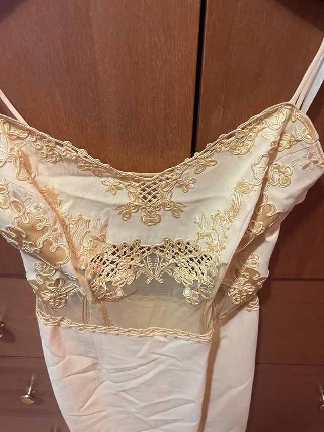 Abito vintage Gai Mattiolo oro/giallo