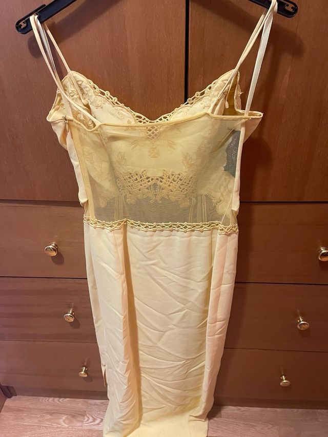 Abito vintage Gai Mattiolo oro/giallo