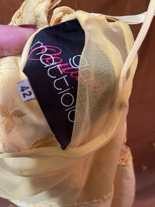 Abito vintage Gai Mattiolo oro/giallo