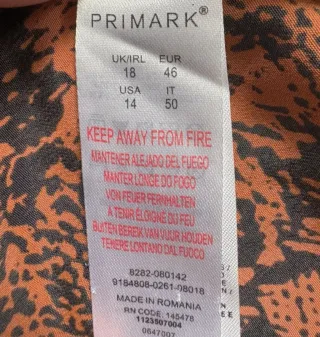 Vestido animal print marrón y negro