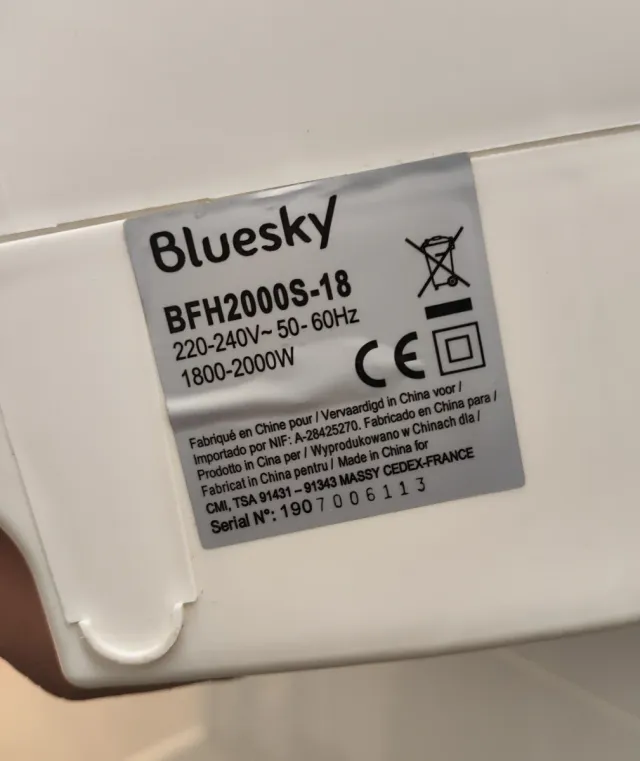 Riscaldatore Bluesky