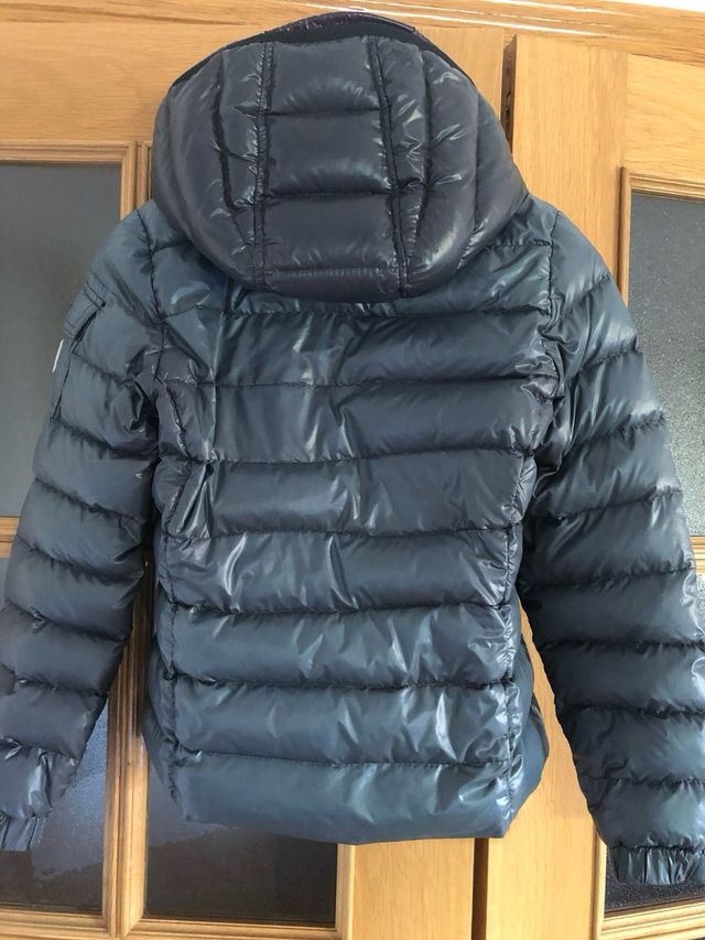 Plumífero Moncler Mujer Gris Púrpura