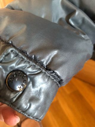 Plumífero Moncler Mujer Gris Púrpura