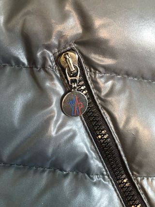 Plumífero Moncler Mujer Gris Púrpura