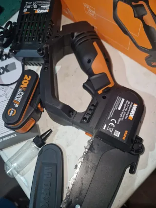 Mini motosierra Worx WG324E 20V 2Ah