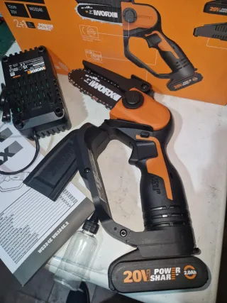 Mini motosierra Worx WG324E 20V 2Ah