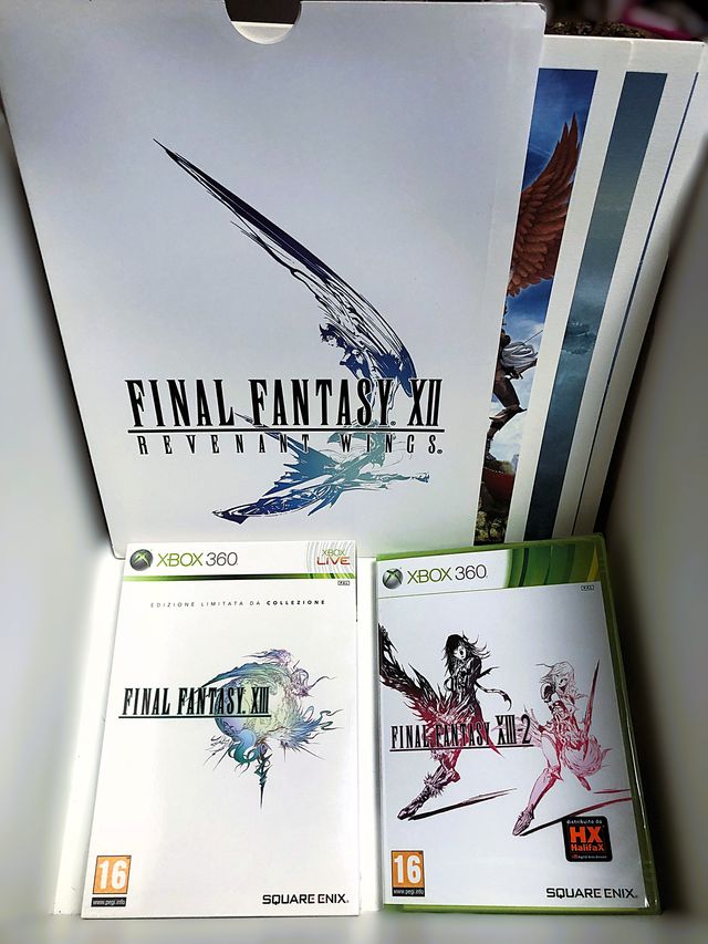 Pack Final Fantasy XIII 1 e 2 + Litografie FFRW
