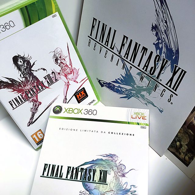 Pack Final Fantasy XIII 1 e 2 + Litografie FFRW