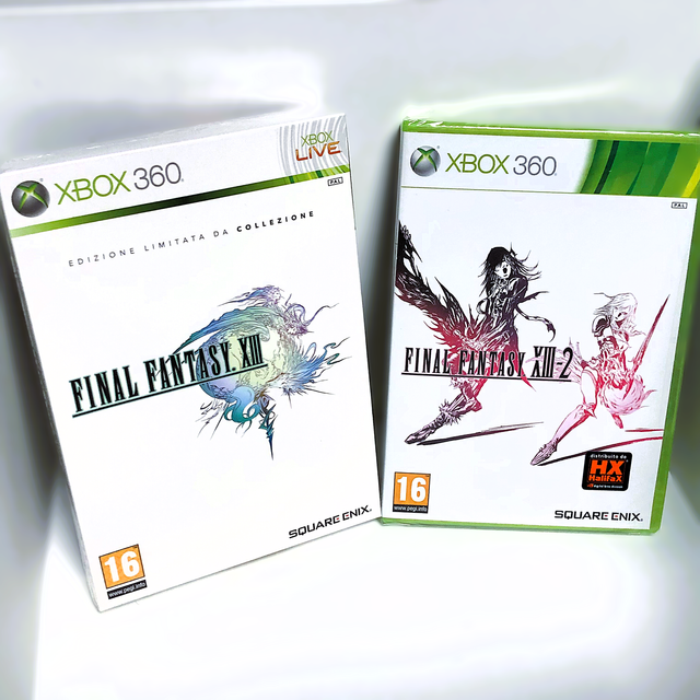 Pack Final Fantasy XIII 1 e 2 + Litografie FFRW
