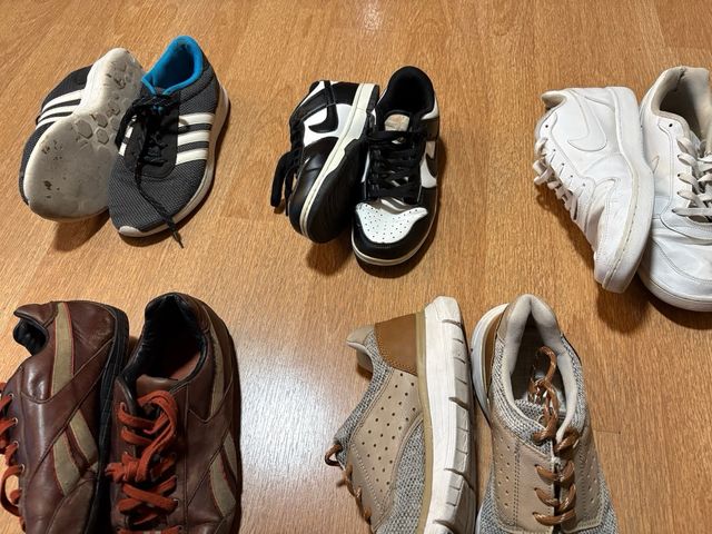 Lote Zapatillas Nike, Adidas, Reebok