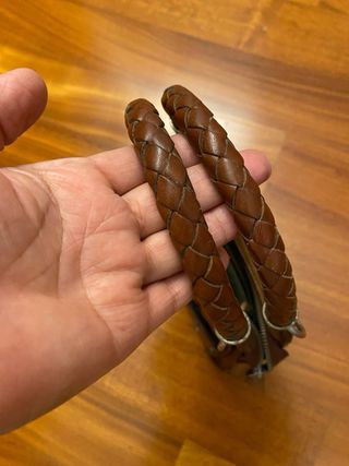 Borsa C'N'C Costume National marrone e blu