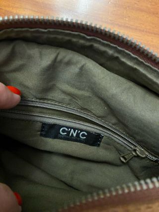 Borsa C'N'C Costume National marrone e blu