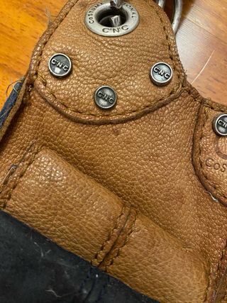 Borsa C'N'C Costume National marrone e blu