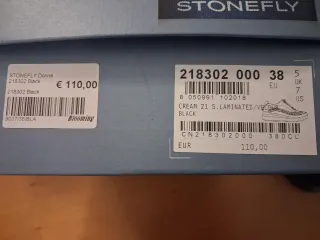 Scarpe donna Stonefly nere con strass