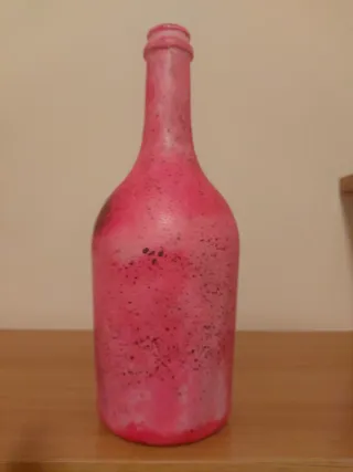 Bottiglia decorata artigianale