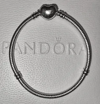 Bracciale Pandora Cuore Pavé Misura 18