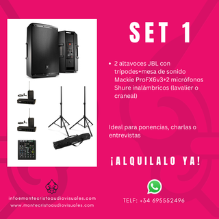 Alquiler sonido (desde 60€)