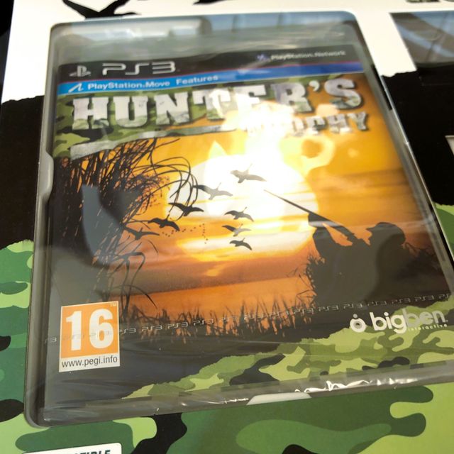 Gioco PS3 Hunter's Trophy Bigben + Fucile NUOVO