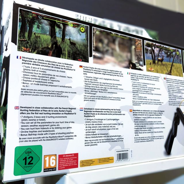 Gioco PS3 Hunter's Trophy Bigben + Fucile NUOVO
