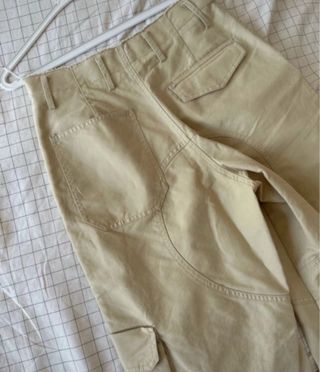 Pantalones cargo Zara beige