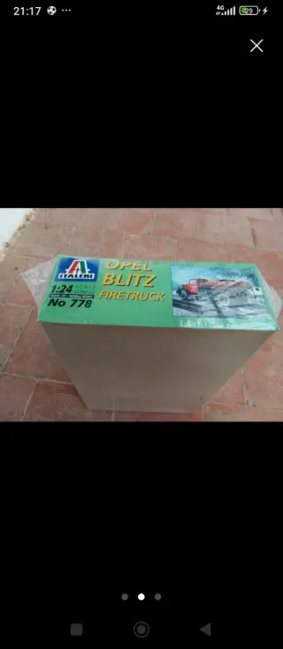 Maqueta Opel Blitz camión de bomberos