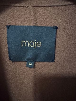 Urgente vendo Maje Abrigo lana