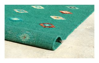 Kilim Kaudani Lana Reversibile Rilievo 152x111 CM