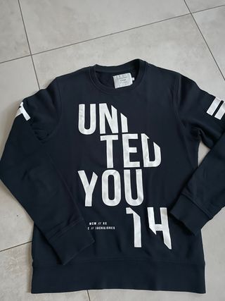 Felpa Jack & Jones blu uomo