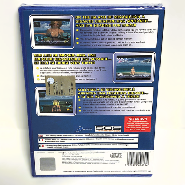 Demolition Girl PS2 *Precintado* - Gioco PlayStation 2 Nuovo Senza Aprire