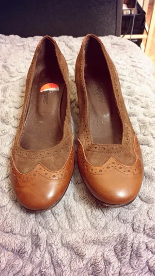 Zapatos de piel Marrones Talla 38