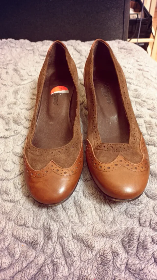 Zapatos de piel Marrones Talla 38