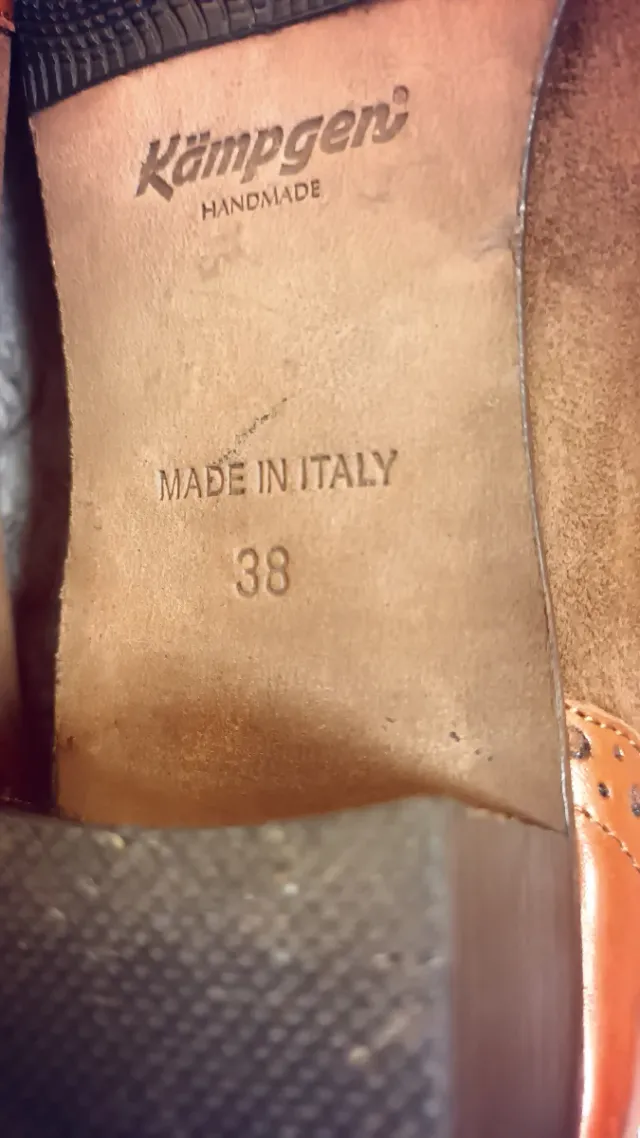 Zapatos de piel Marrones Talla 38