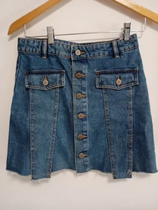 Falda vaquera Zara Talla M