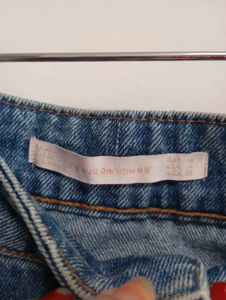 Falda vaquera Zara Talla M