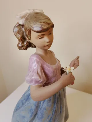 SKU 01012427 Figura Lladro Niña Vestido Azul